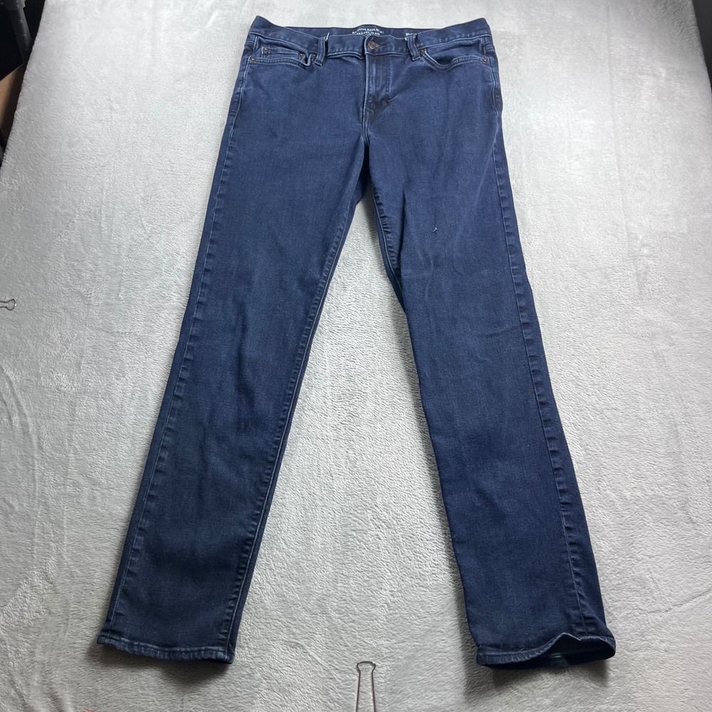 Banana Republic Travel Jean Mens 35x34 Slim Fit Blue Indigo Denim Pants